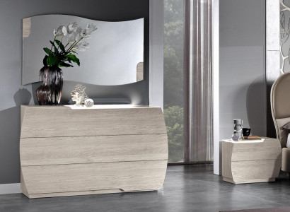 Furniture group wood bedroom design cabinet set dresser mirror dressers